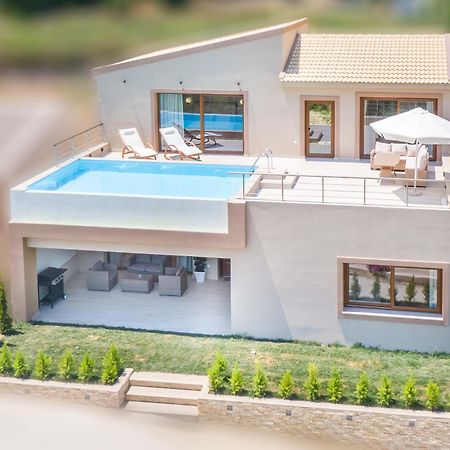 Villa Vasillis-Heated Swimming Pool With Infinity View วิตาลาเดส ภายนอก รูปภาพ