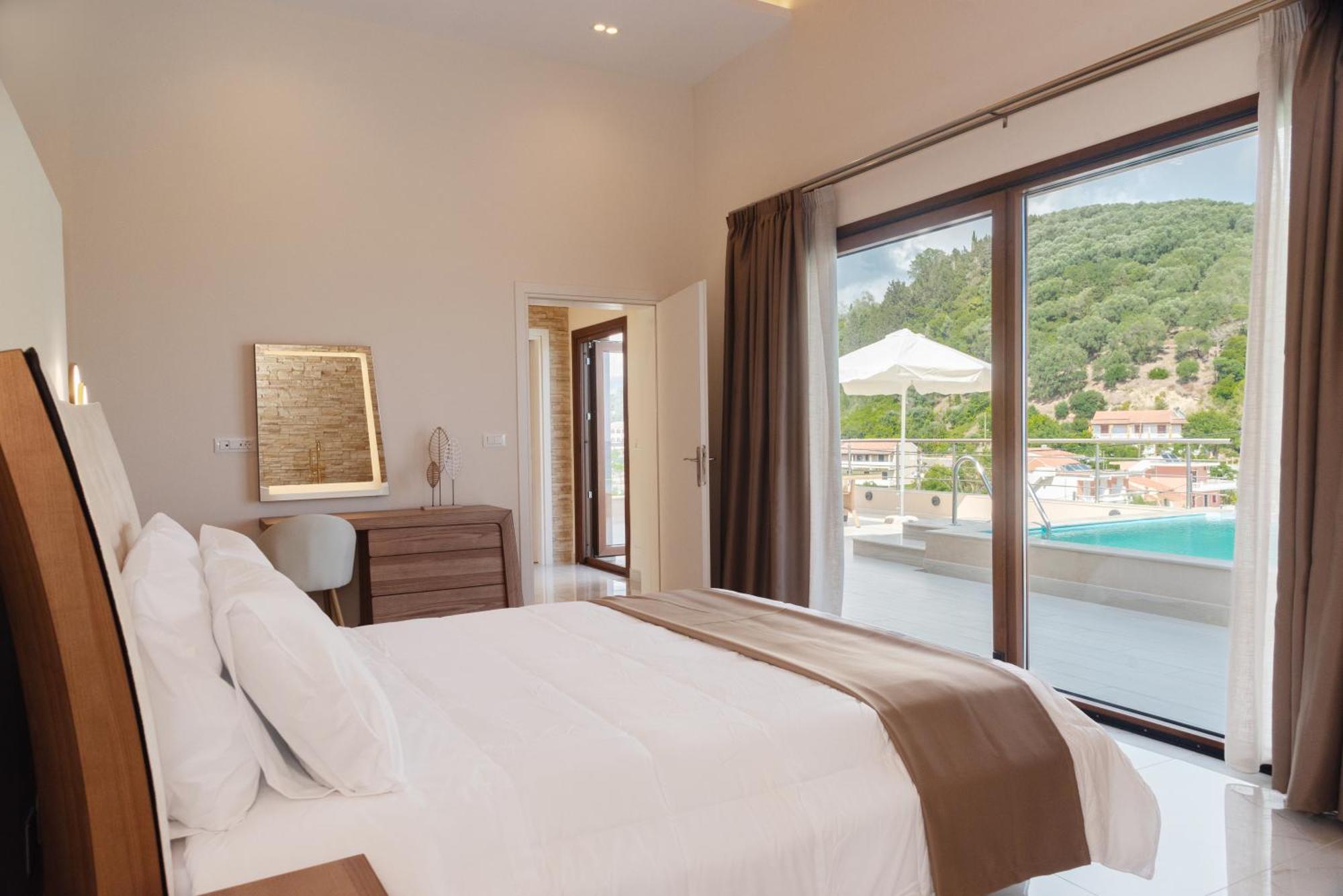 Villa Vasillis-Heated Swimming Pool With Infinity View วิตาลาเดส ภายนอก รูปภาพ